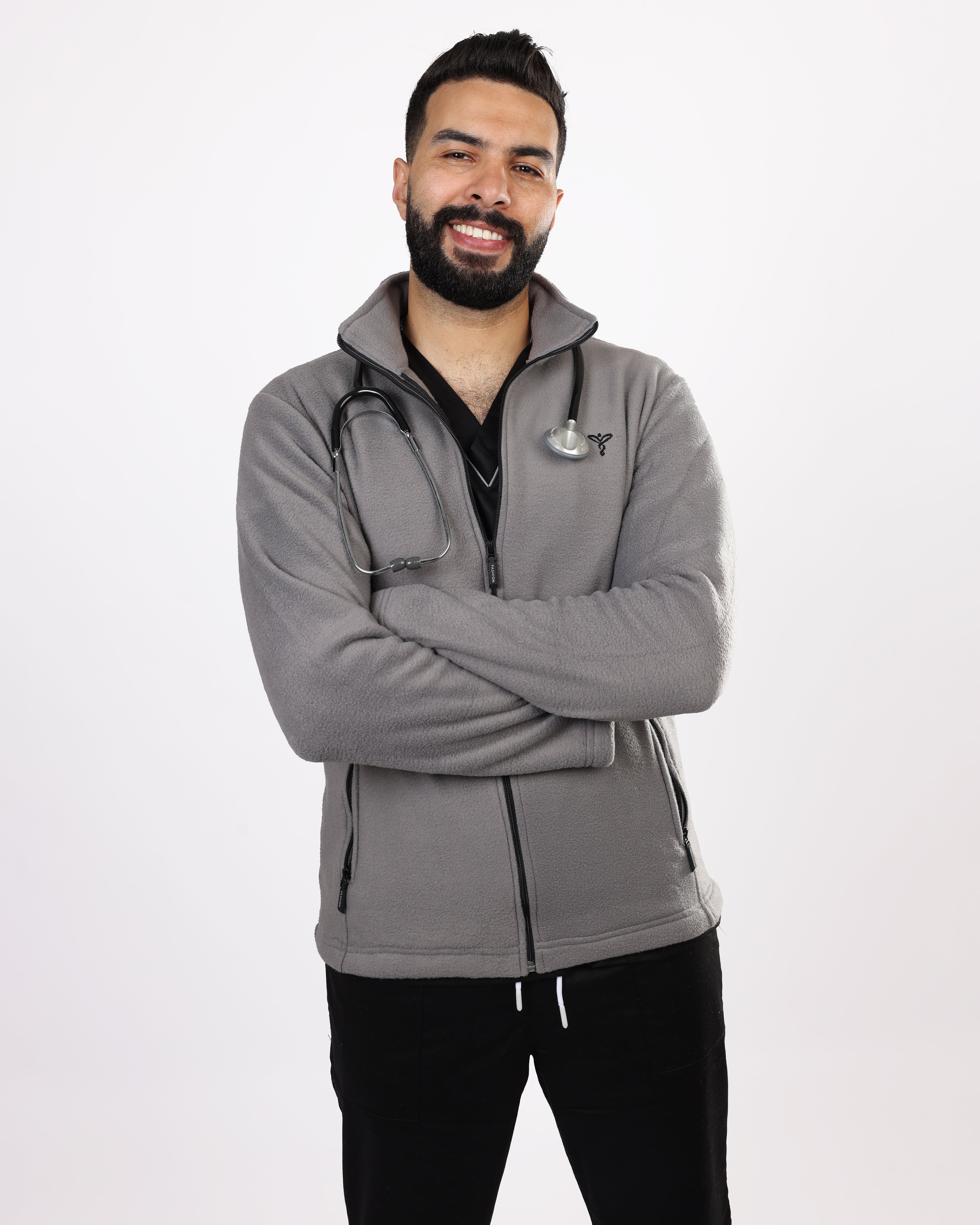 Veste Polaire Homme - Gris
