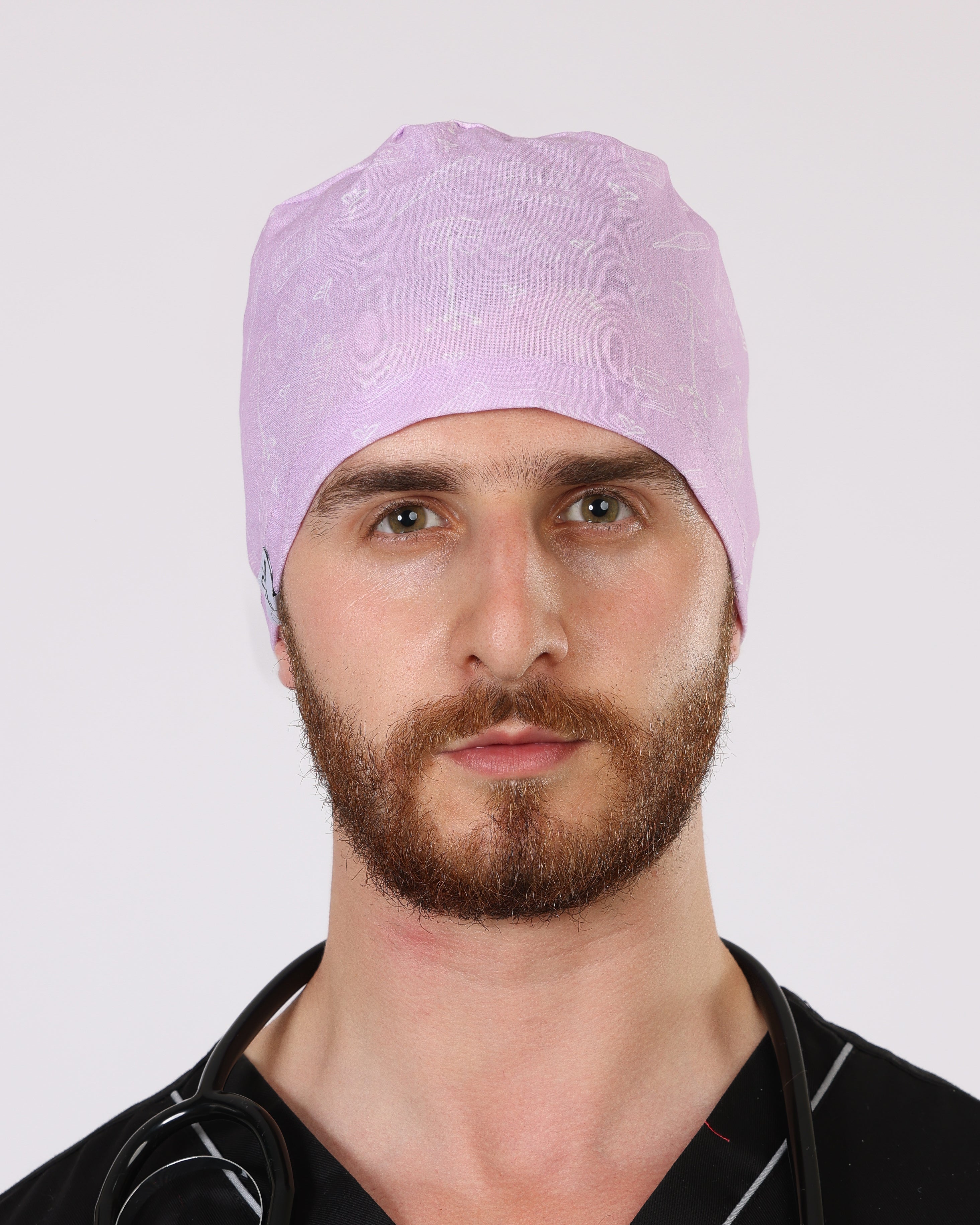 Calot Médical Unisexe Nursing - Lilas