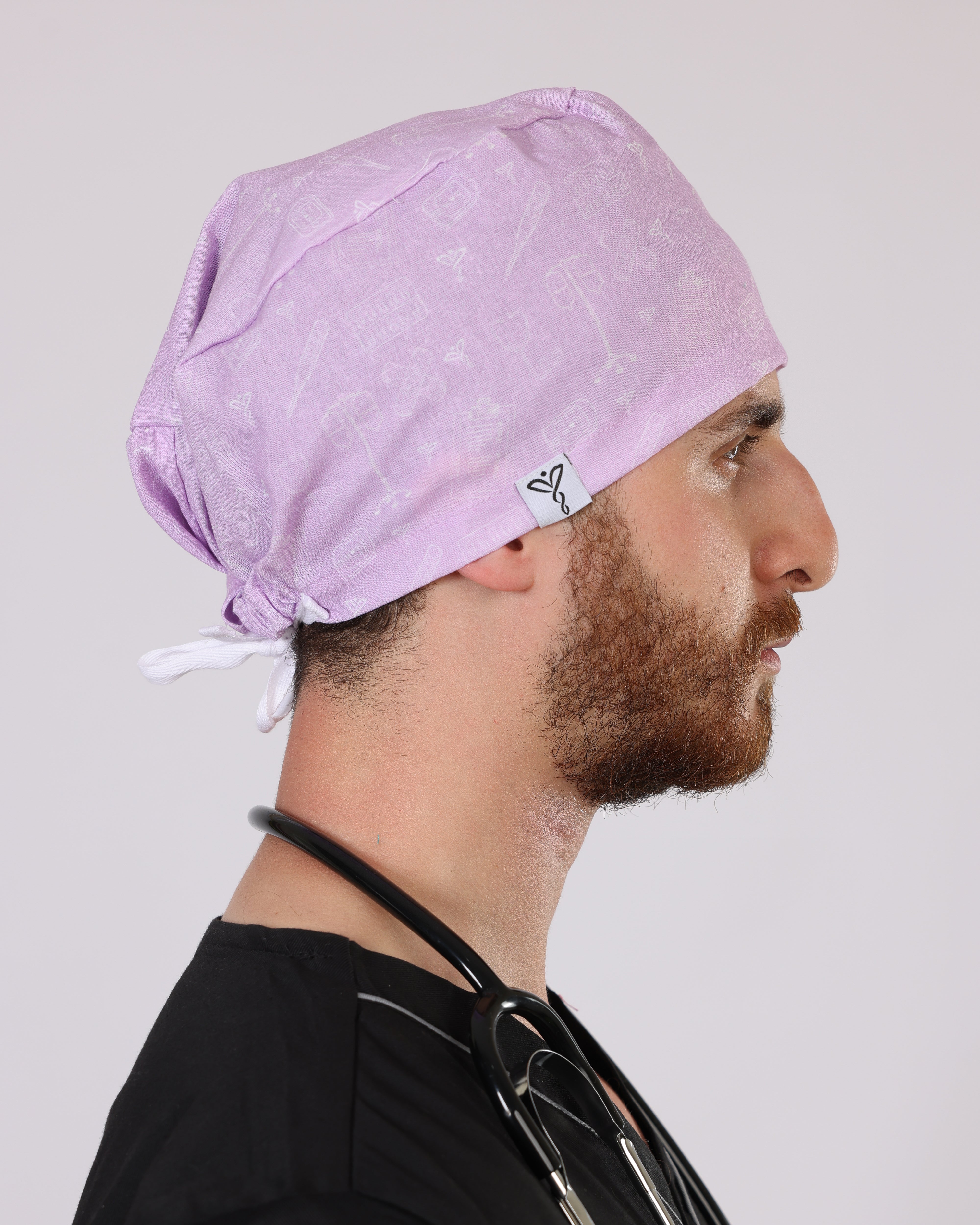Calot Médical Unisexe Nursing - Lilas