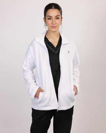 Veste Polaire Femme - Blanc