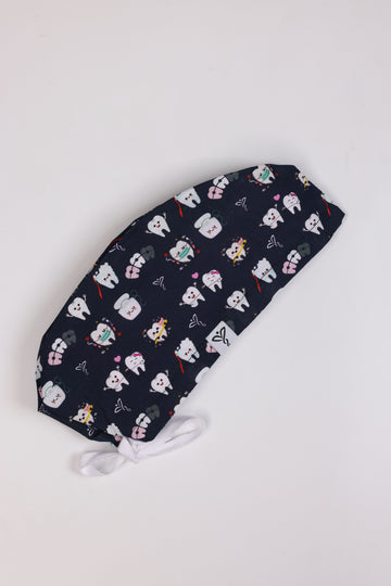 Calot Médical Unisexe – Motif Funny Teeth Bleu Indigo