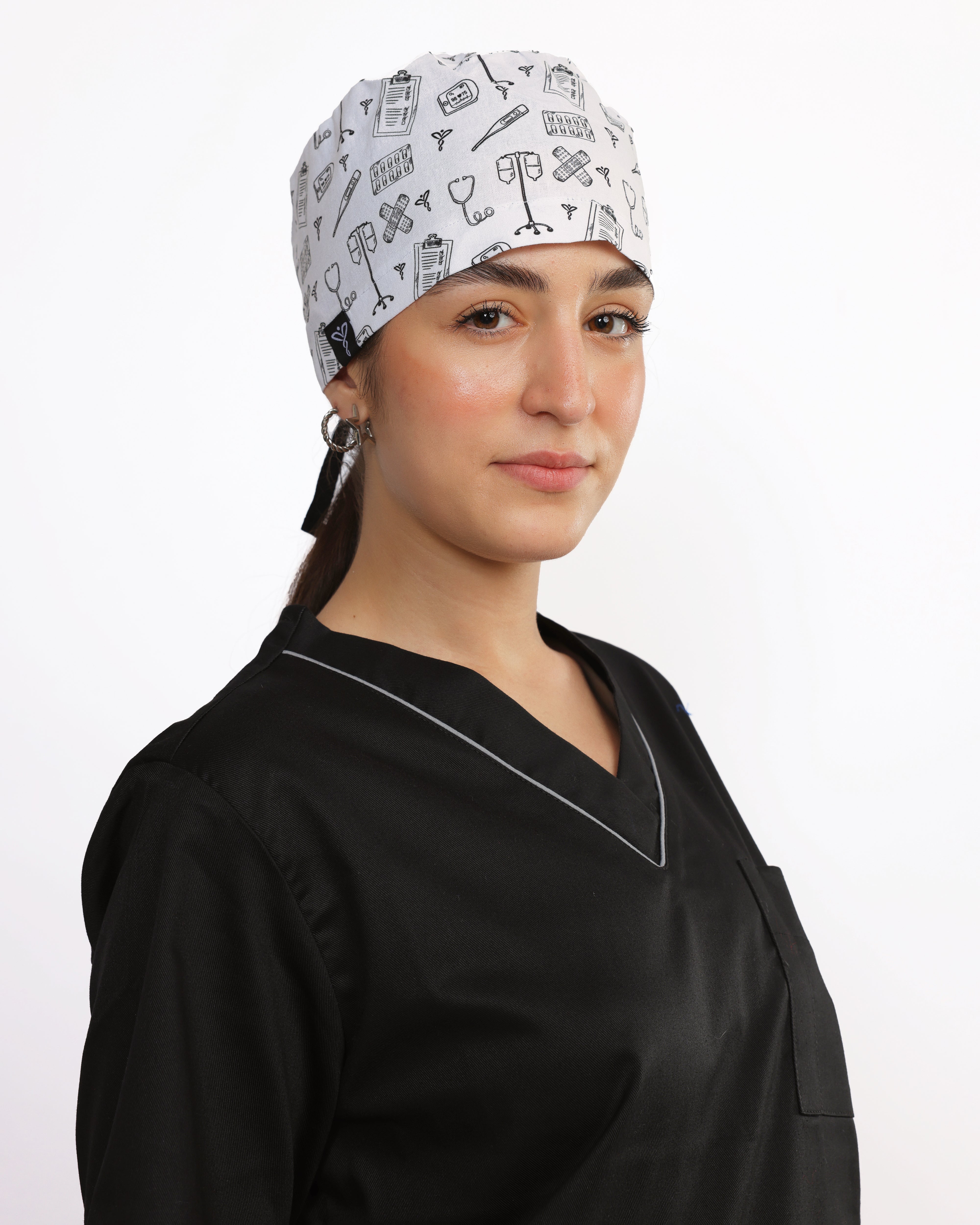 Calot Médical Nursing Unisexe –  Blanc