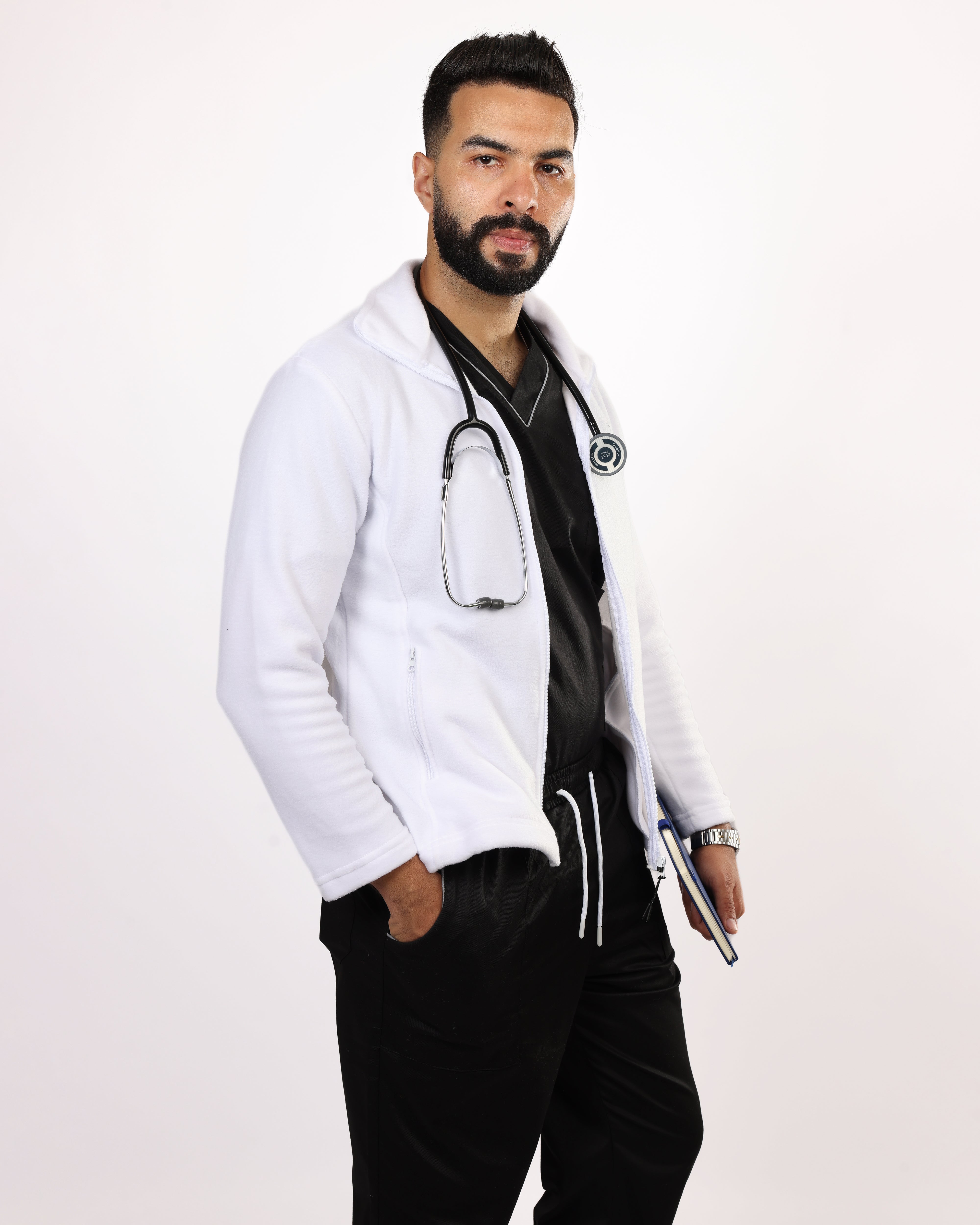 Veste Polaire Homme - Blanc