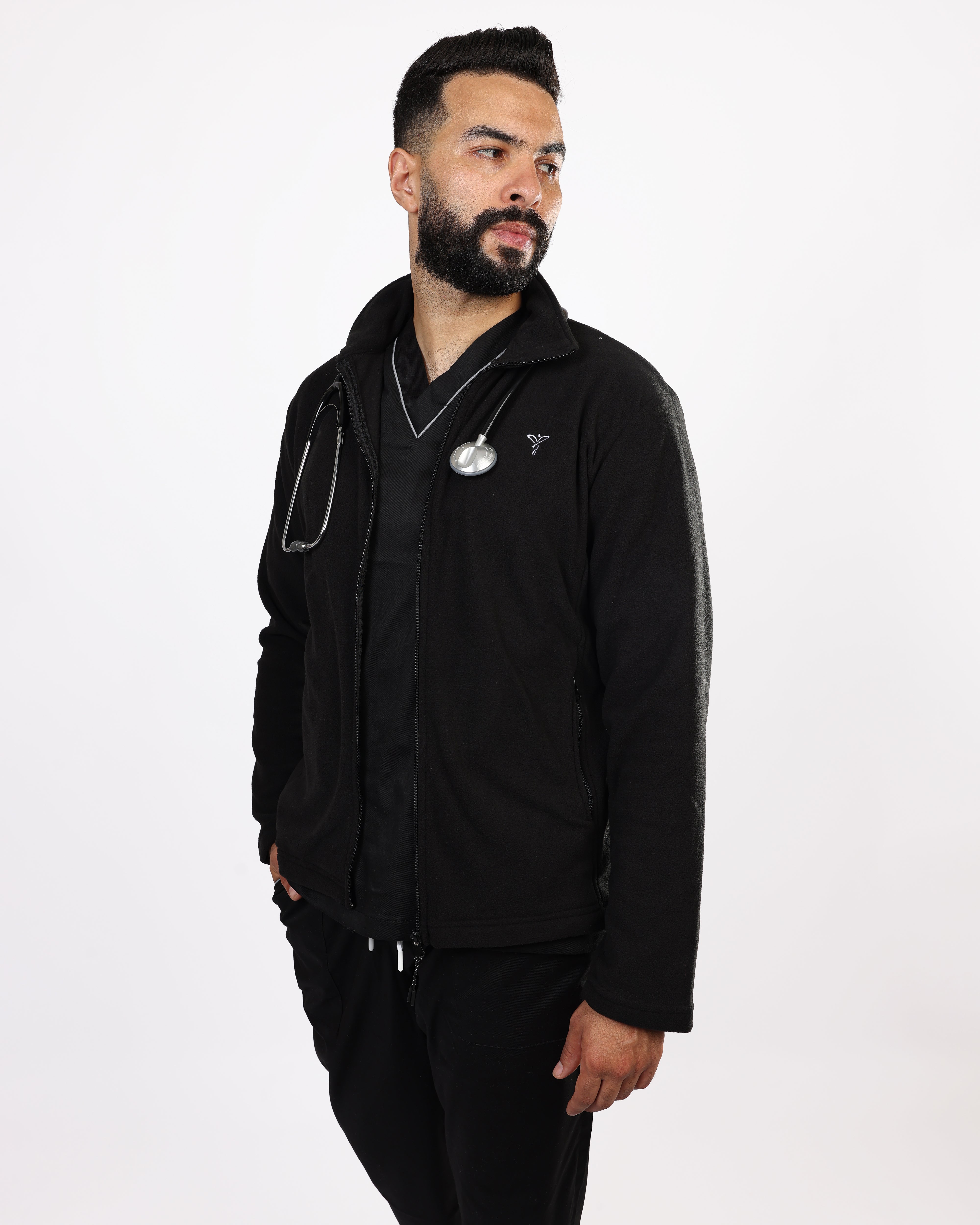 Veste Polaire Homme - Noir