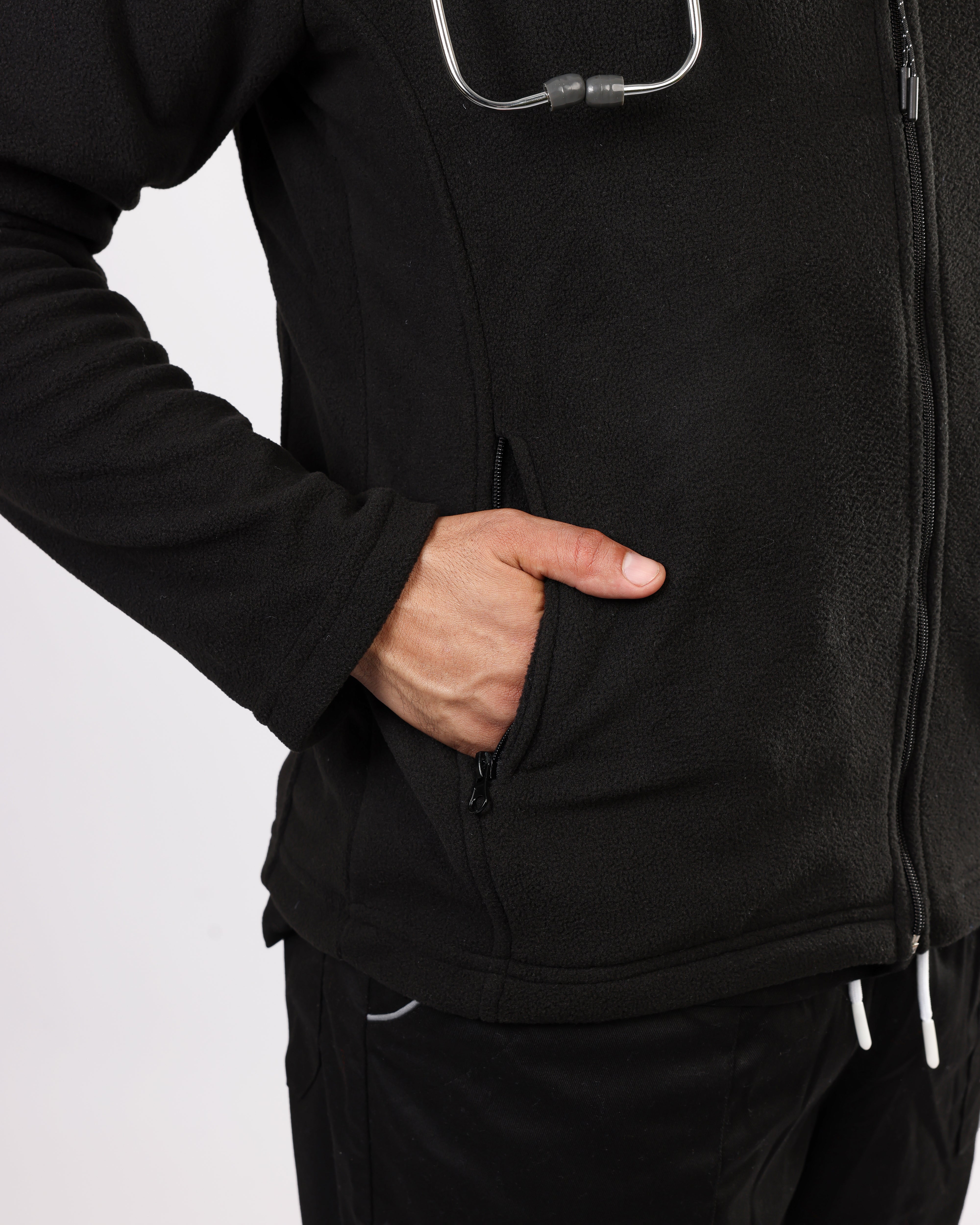 Veste Polaire Homme - Noir