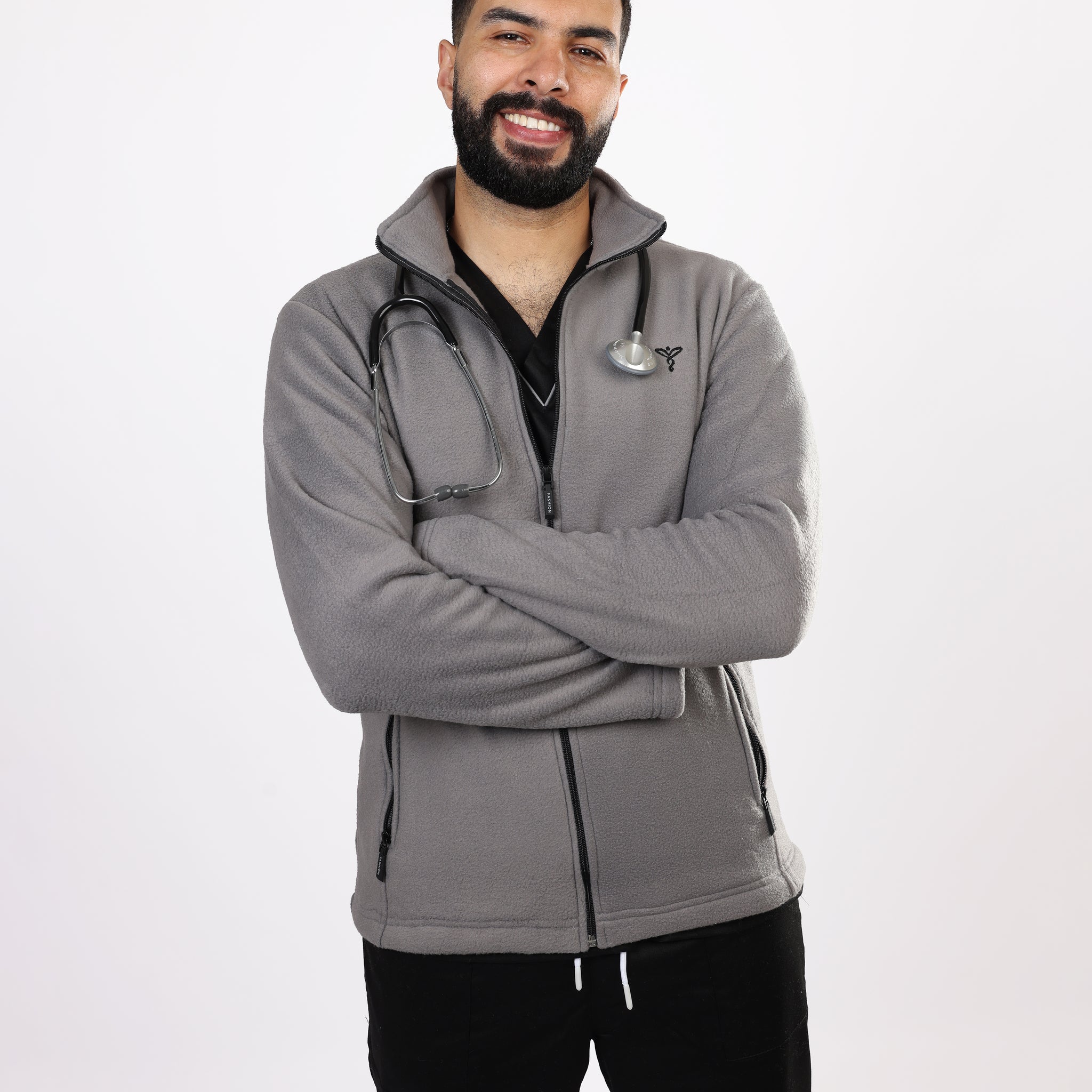 Veste Polaire Homme - Gris