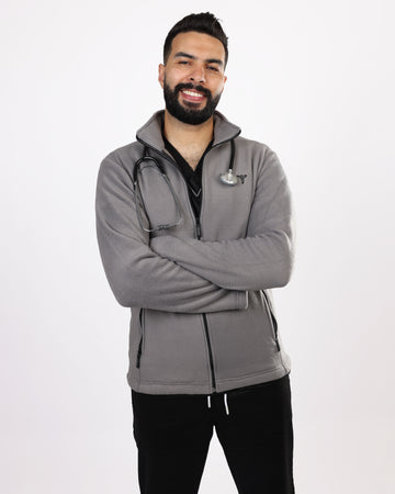 Veste Polaire Homme - Gris