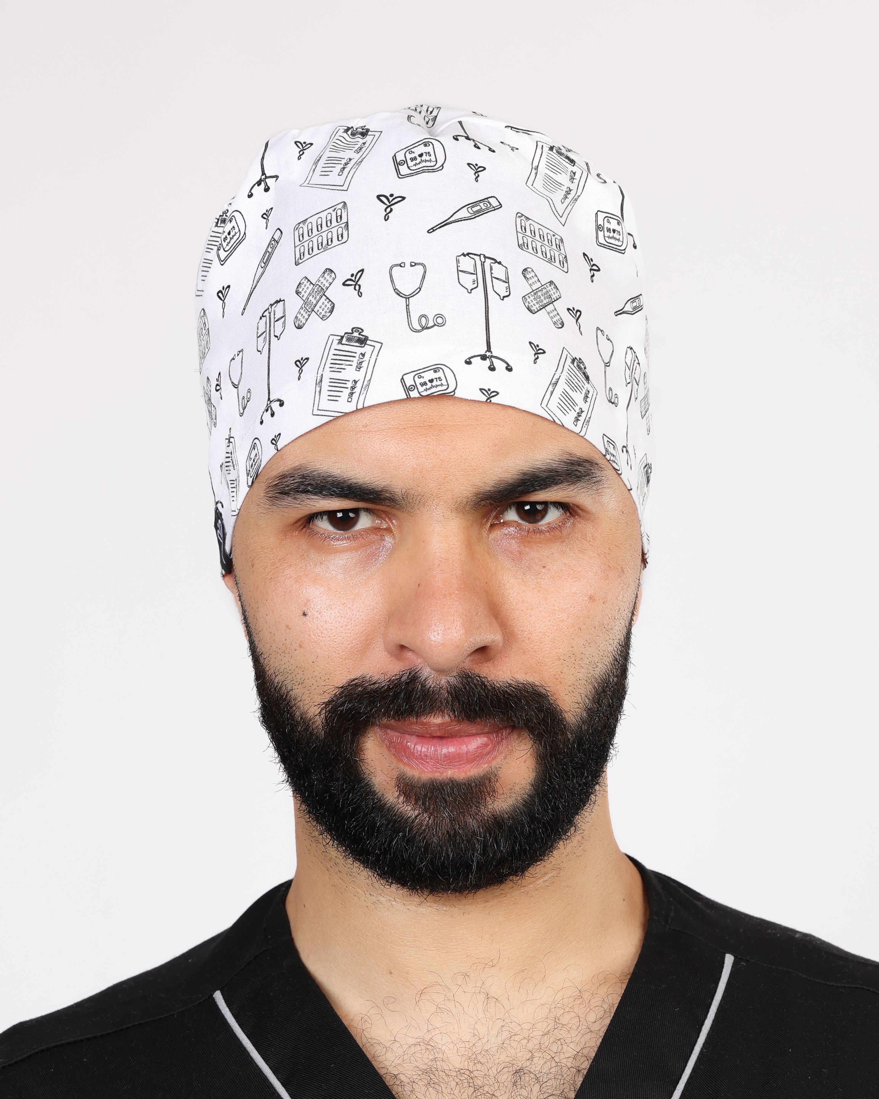 Calot Médical Nursing Unisexe –  Blanc