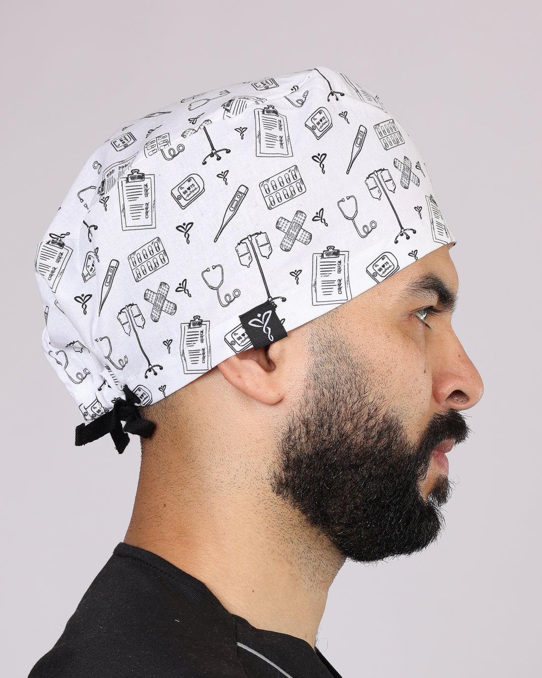 Calot Médical Nursing Unisexe –  Blanc