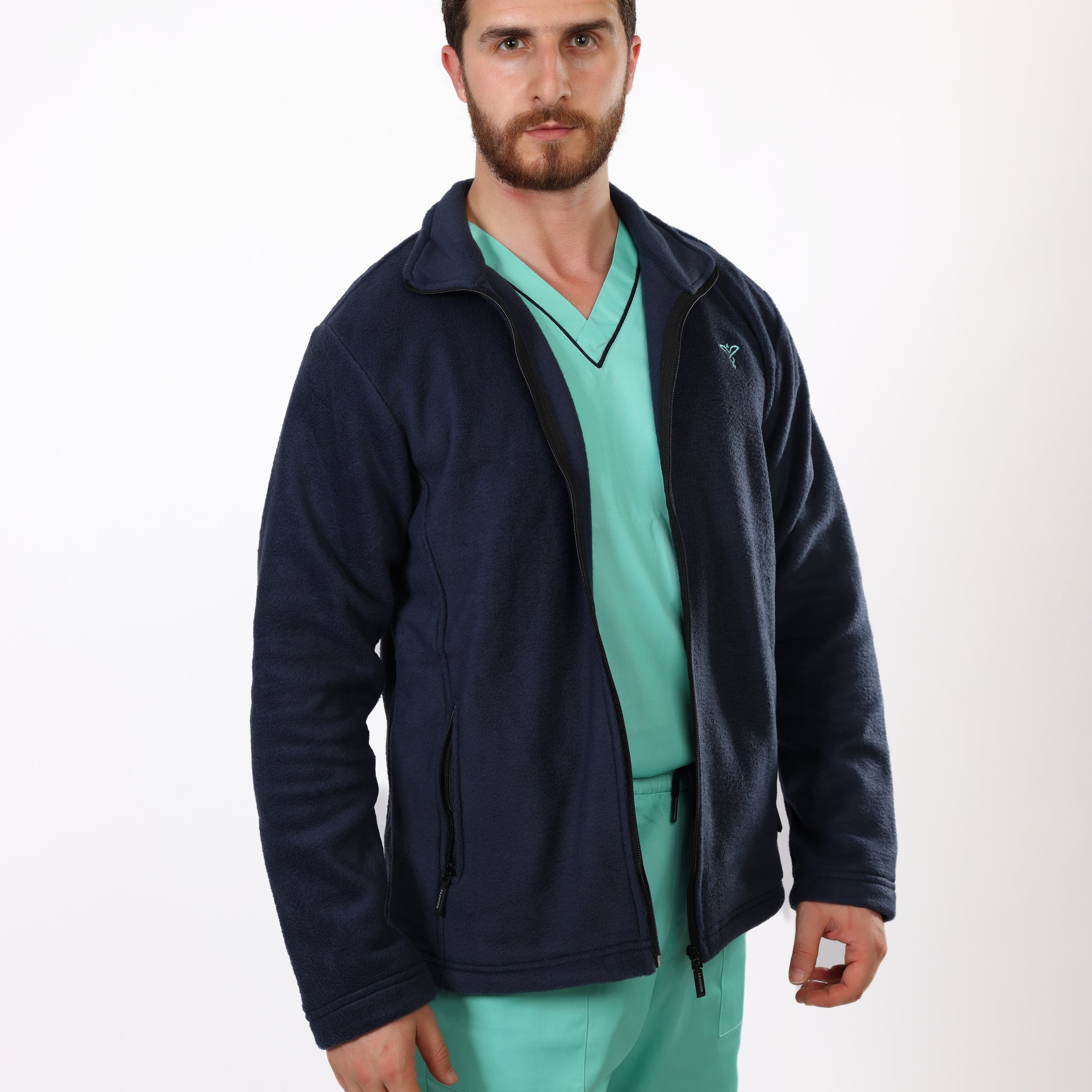 Veste Polaire Homme - Bleu Marine