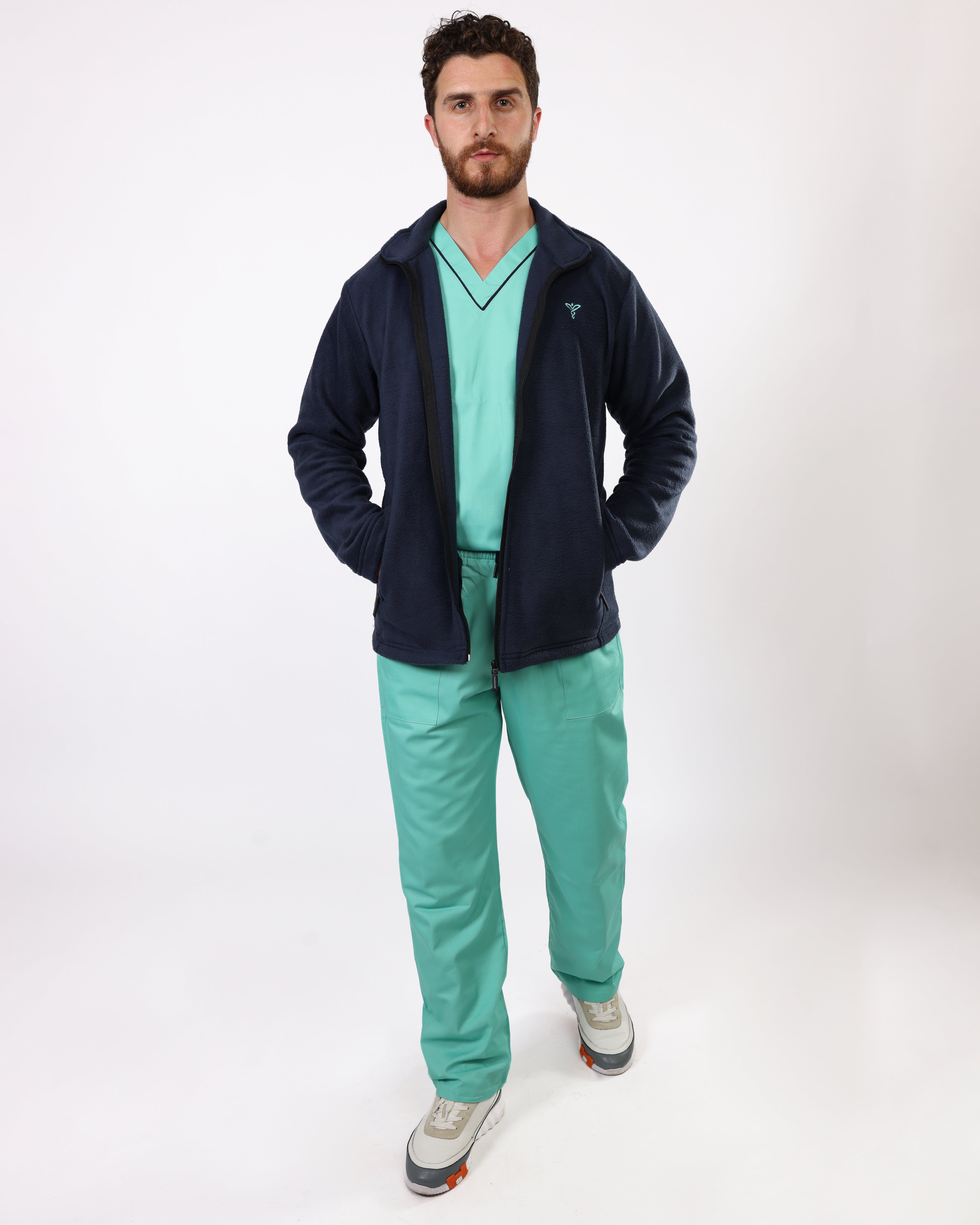 Veste Polaire Homme - Bleu Marine