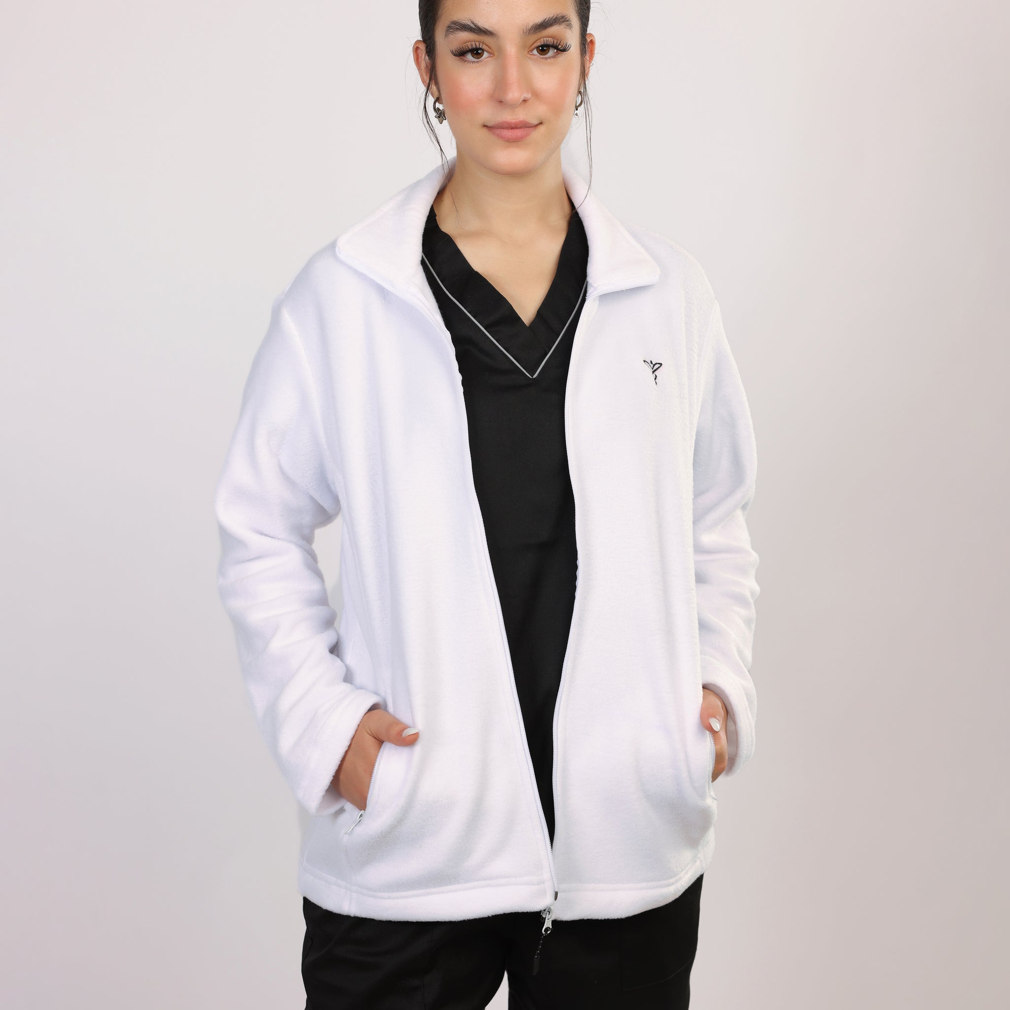 Veste Polaire Femme - Blanc