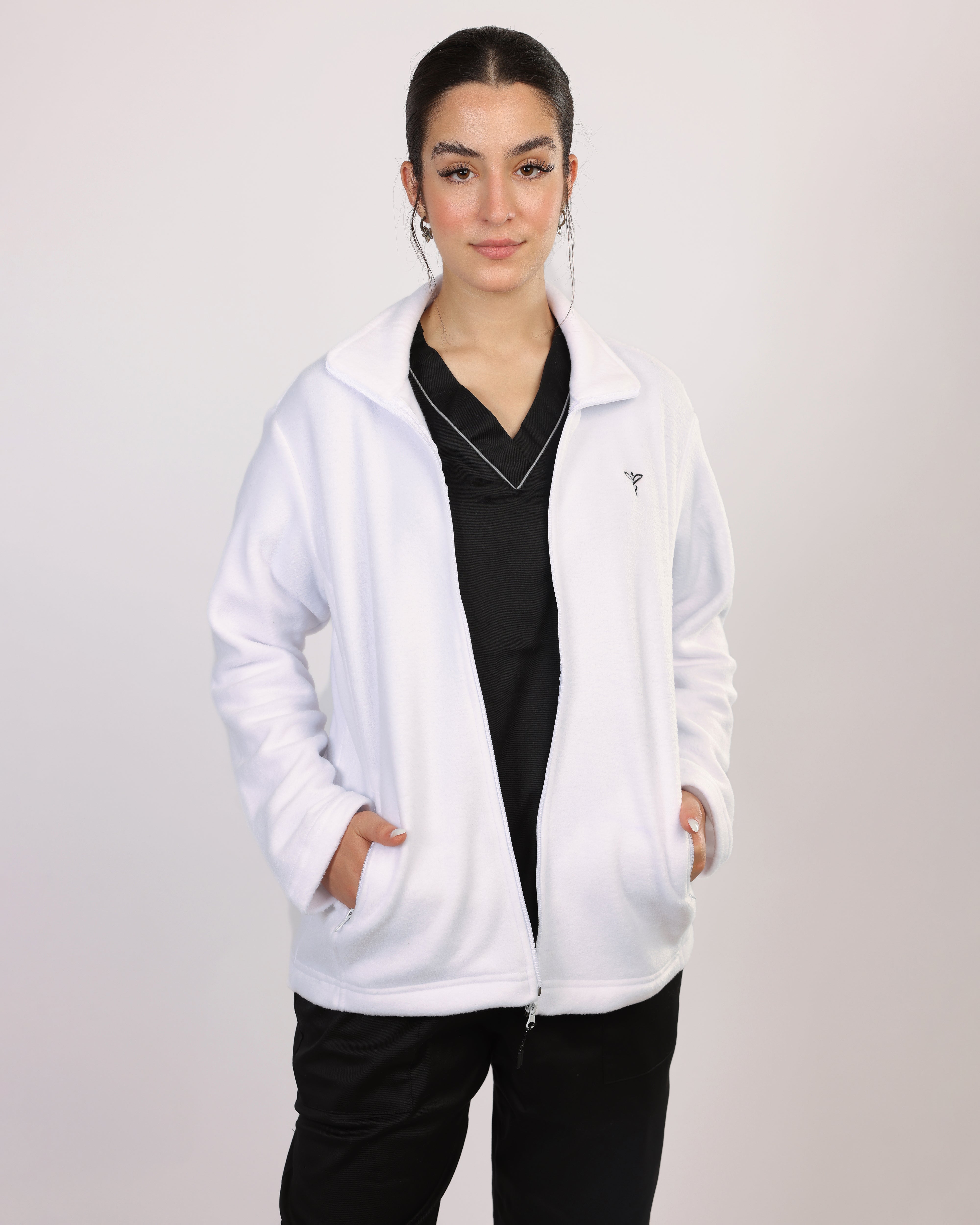 Veste Polaire Femme - Blanc