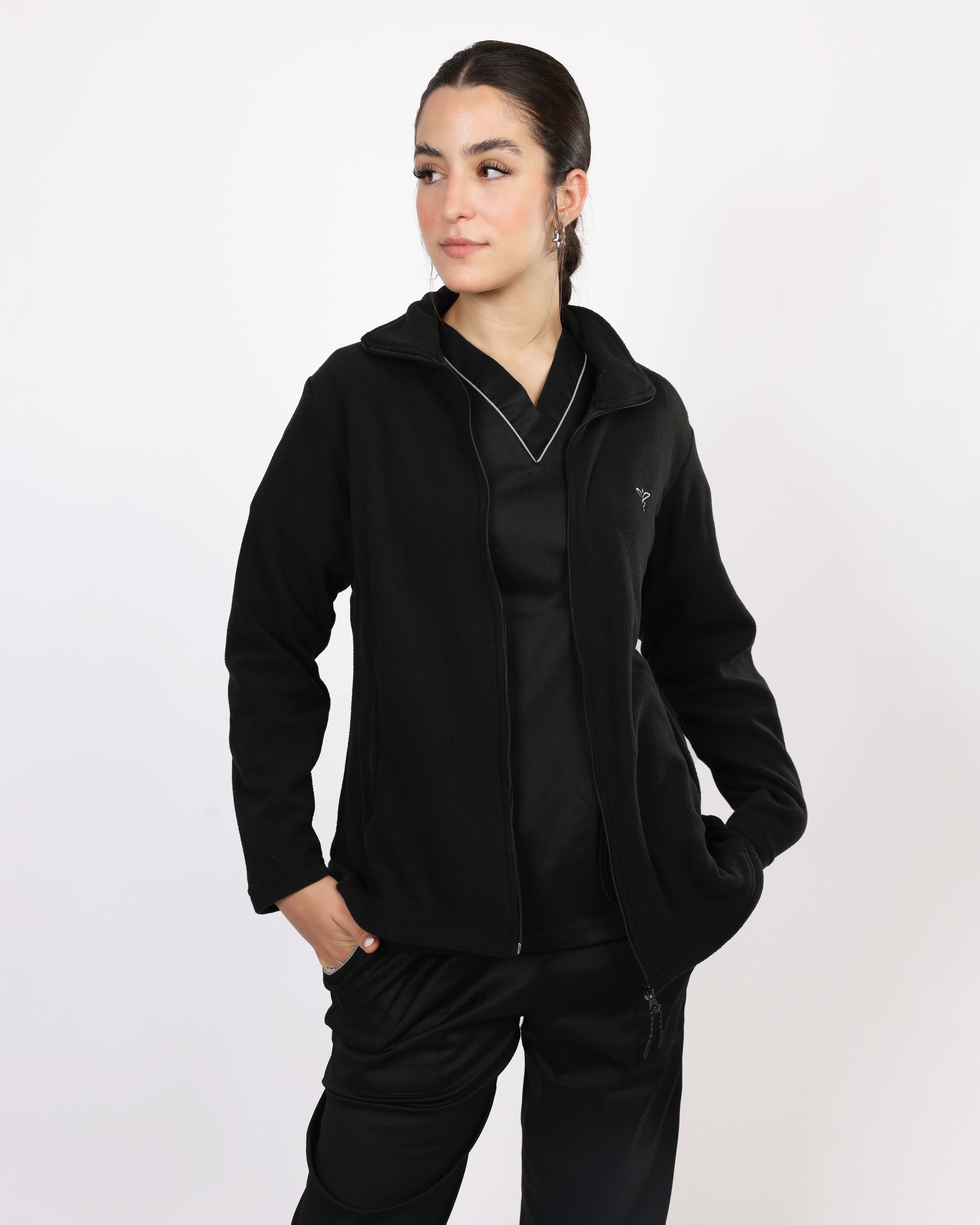 Veste Polaire Femme - Noir