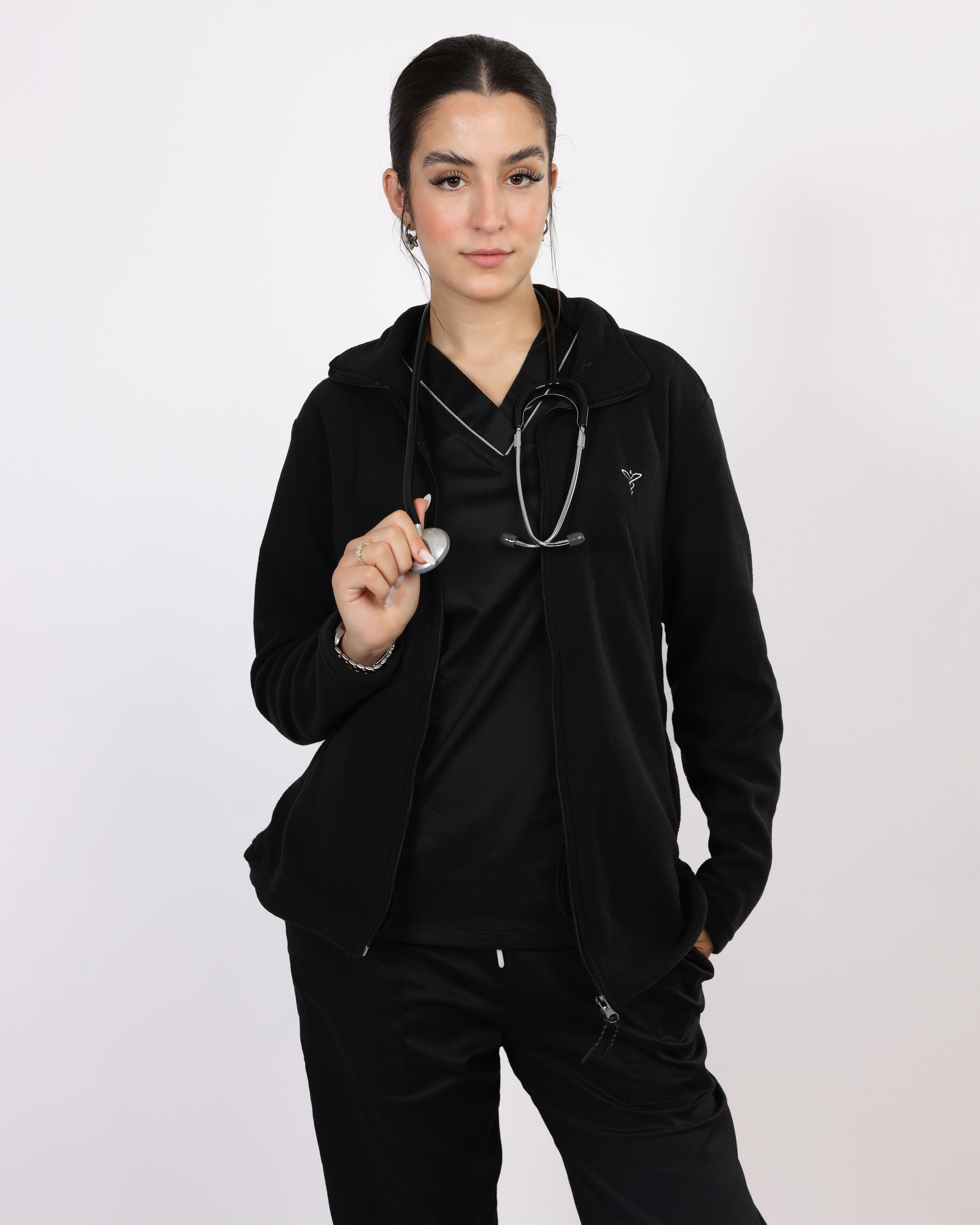 Veste Polaire Femme - Noir