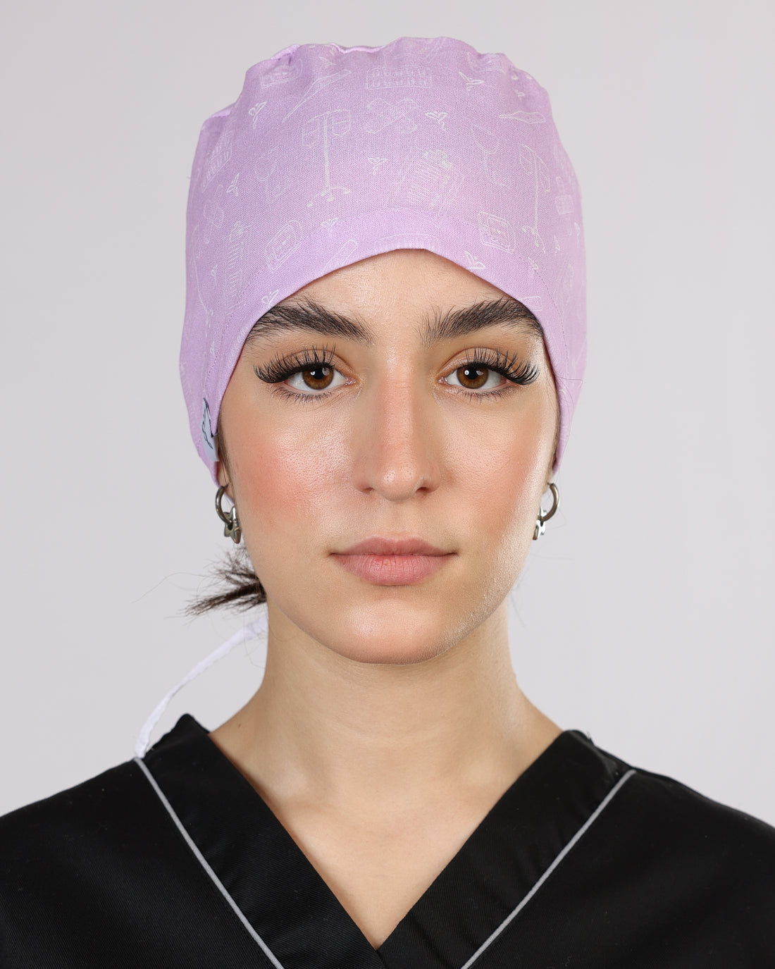 Calot Médical Unisexe Nursing - Lilas