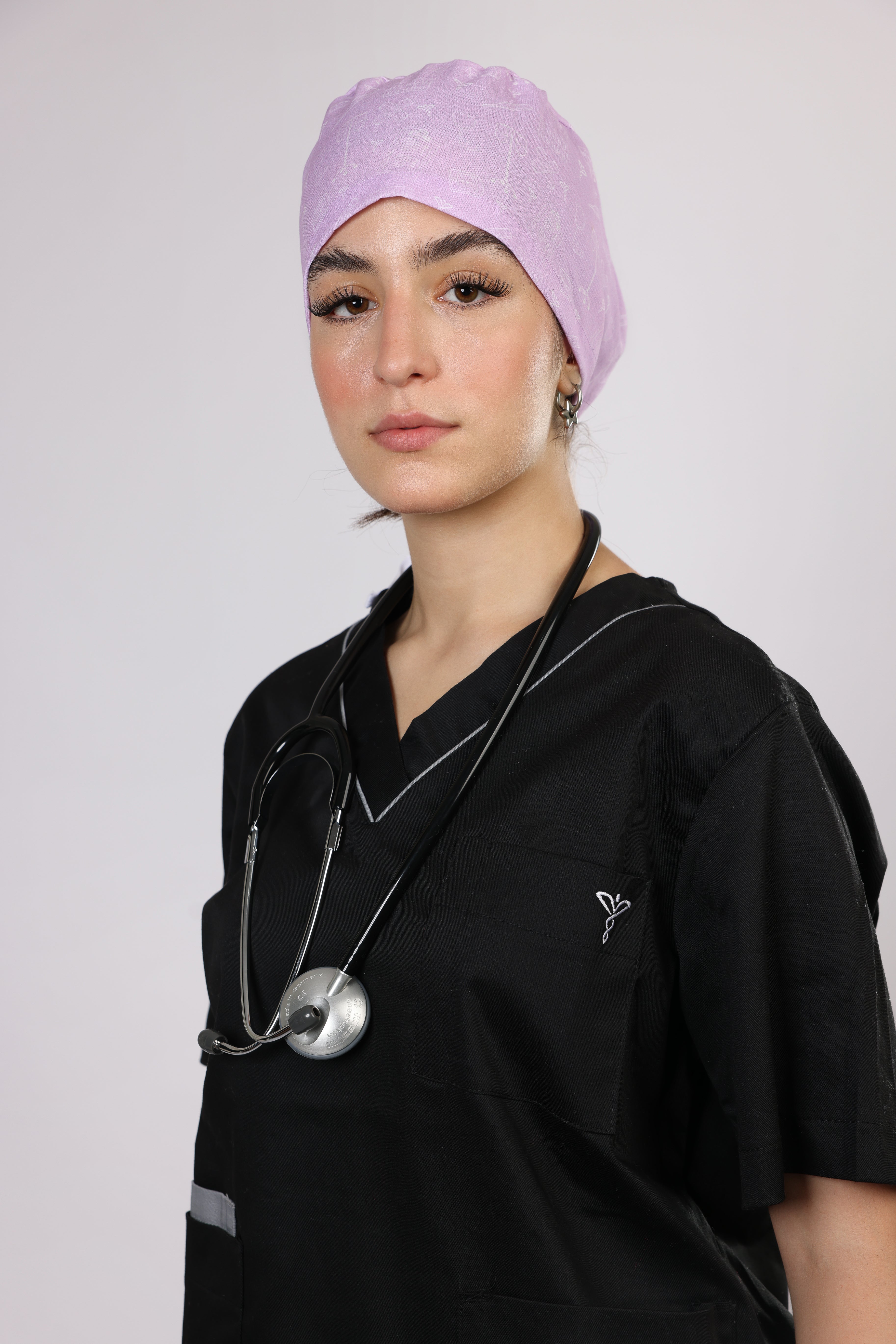 Calot Médical Unisexe Nursing - Lilas