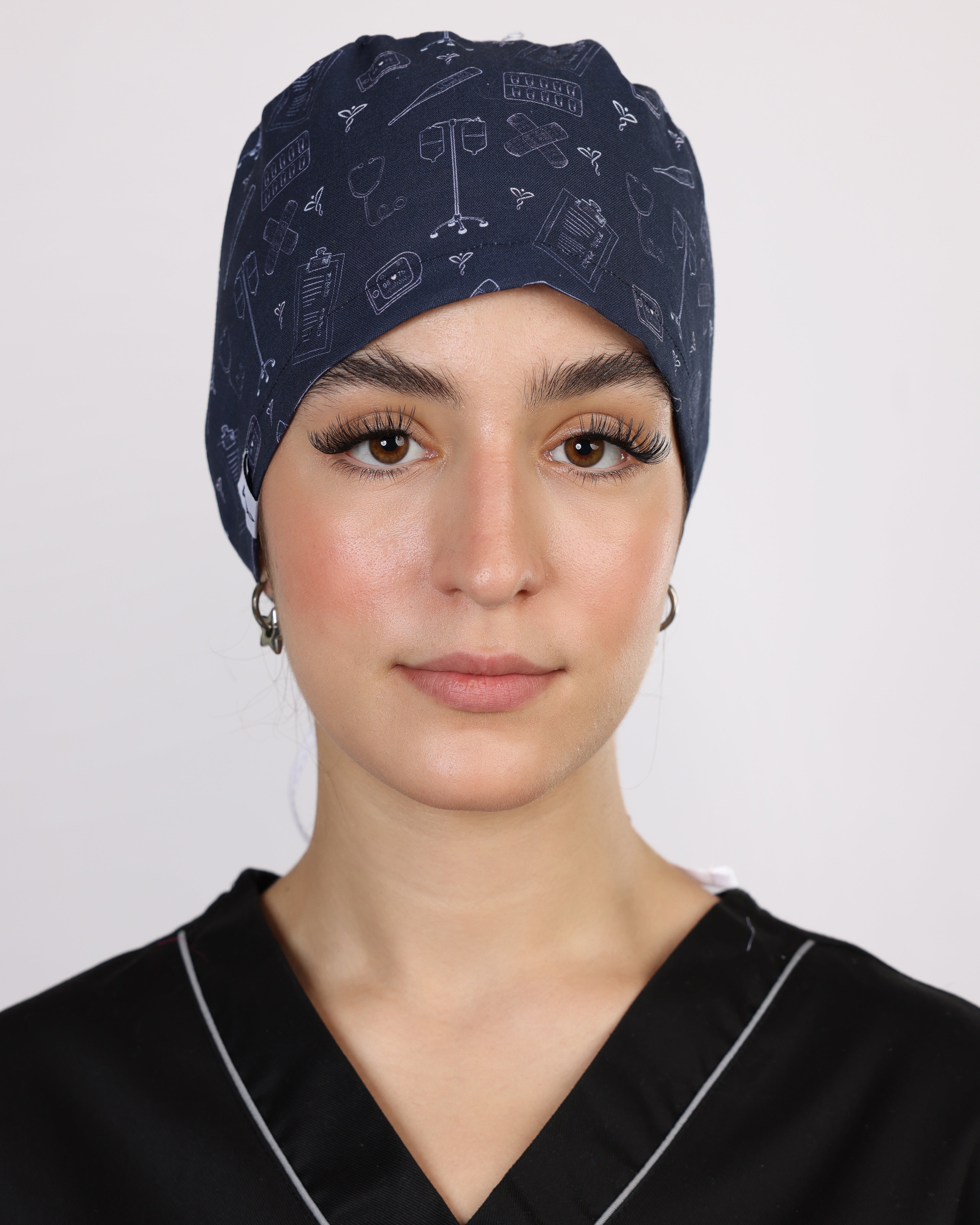Calot Médical Unisexe Nursing - Indigo foncé