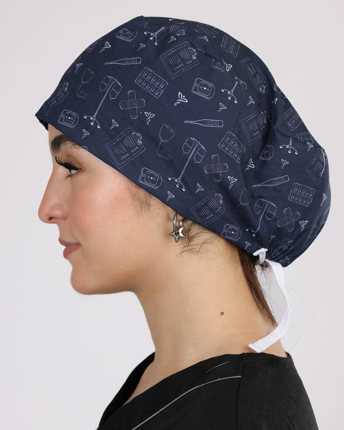 Calot Médical Unisexe Nursing - Indigo foncé