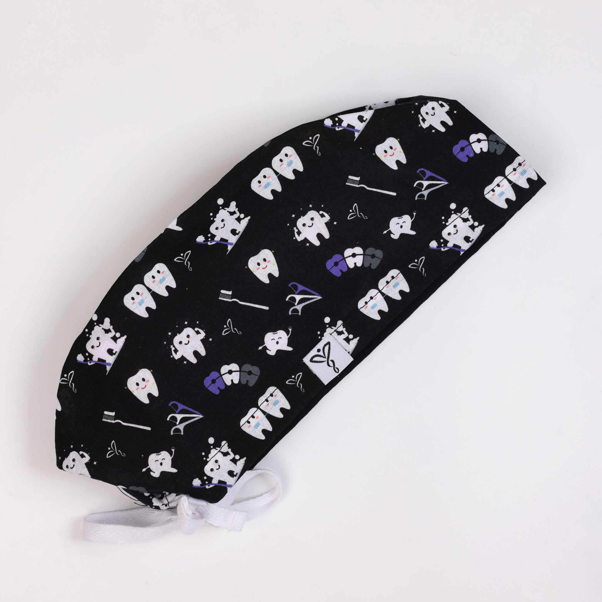 Calot Médical Unisexe – Motif Funny Teeth Noir