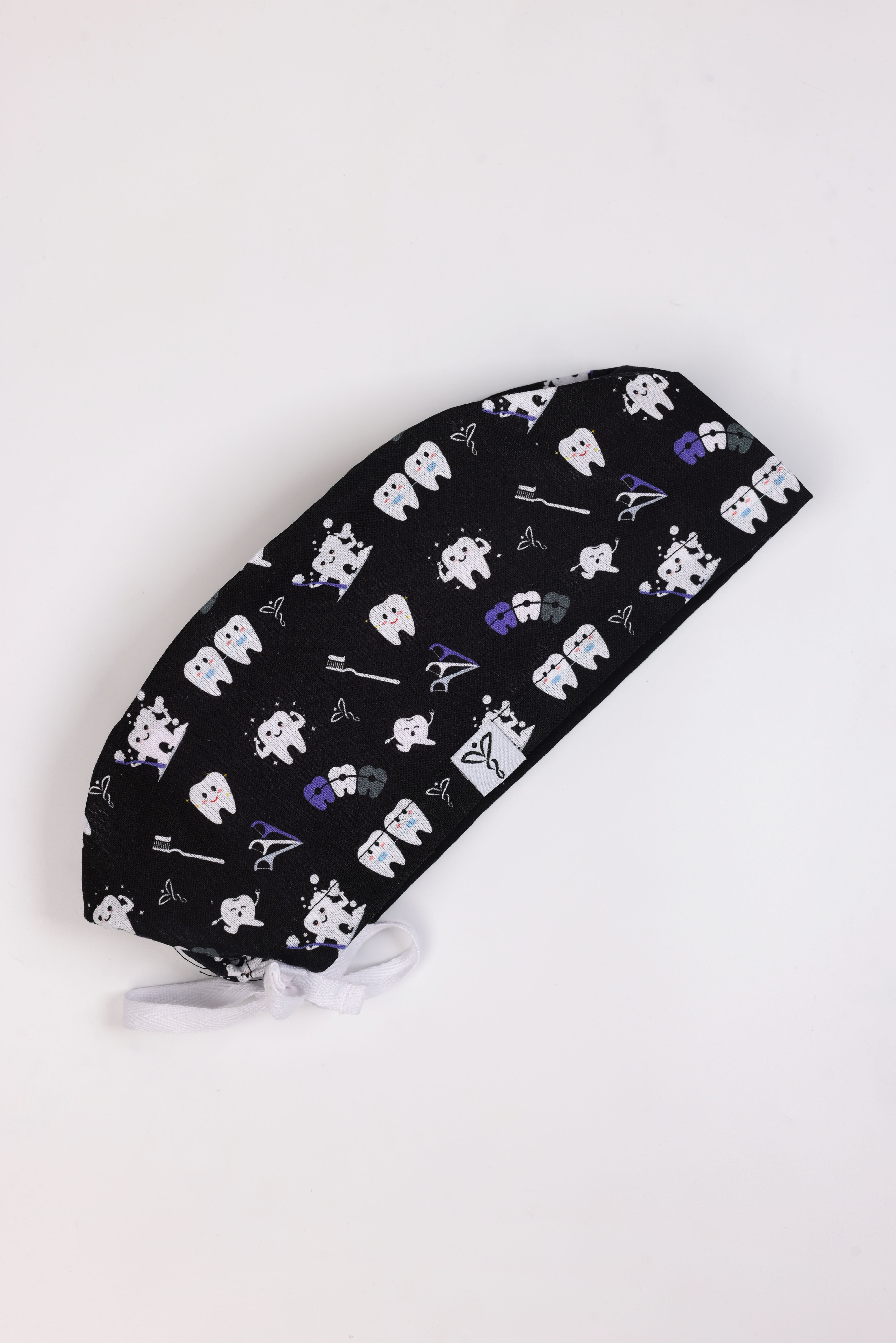 Calot Médical Unisexe – Motif Funny Teeth Noir