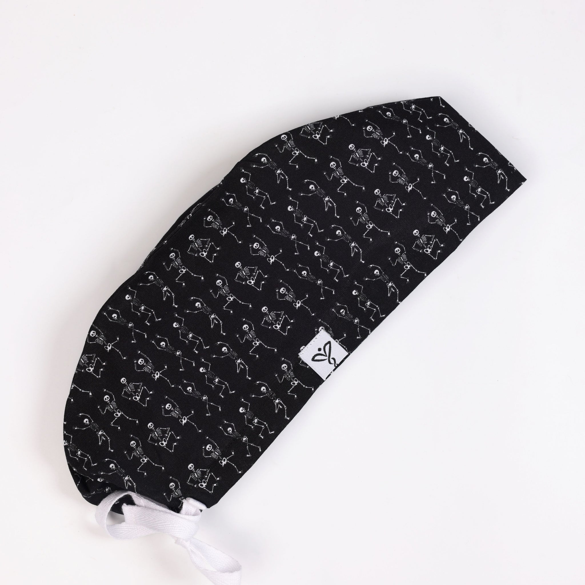 Calot Médical Unisexe – Motif Squelettes Fun Noir