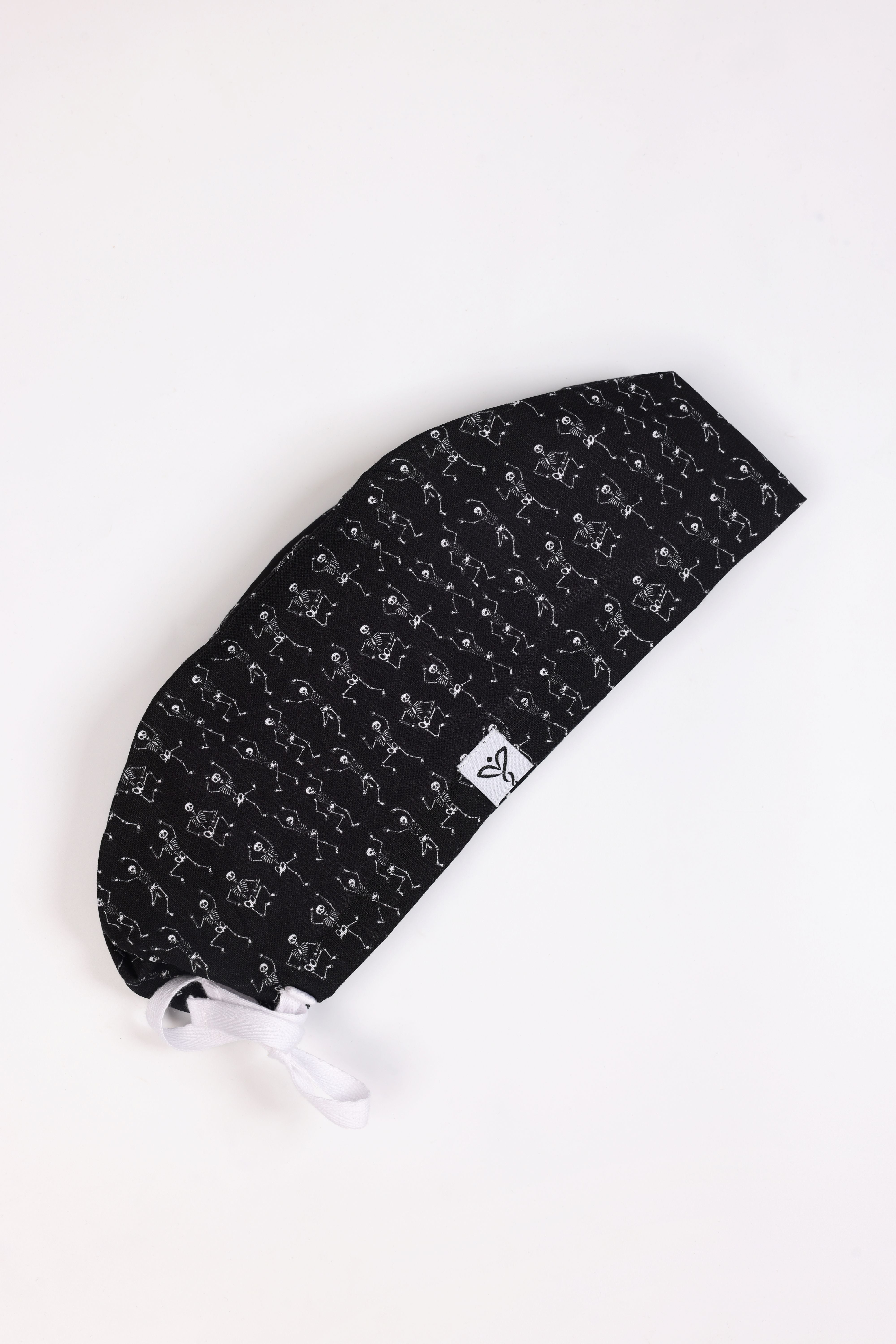 Calot Médical Unisexe – Motif Squelettes Fun Noir
