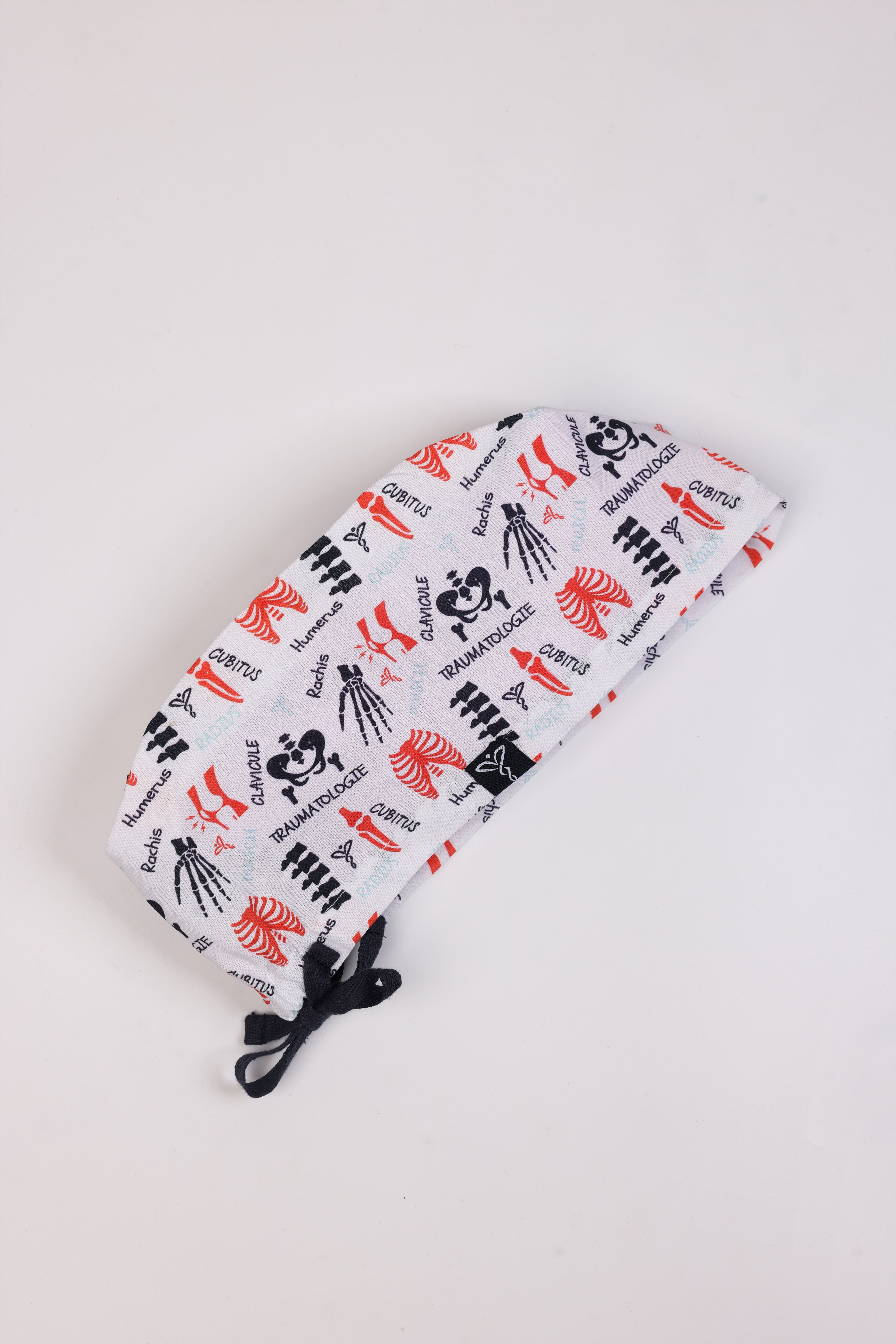 Calot Médical Unisexe –  Motif Traumato Blanc
