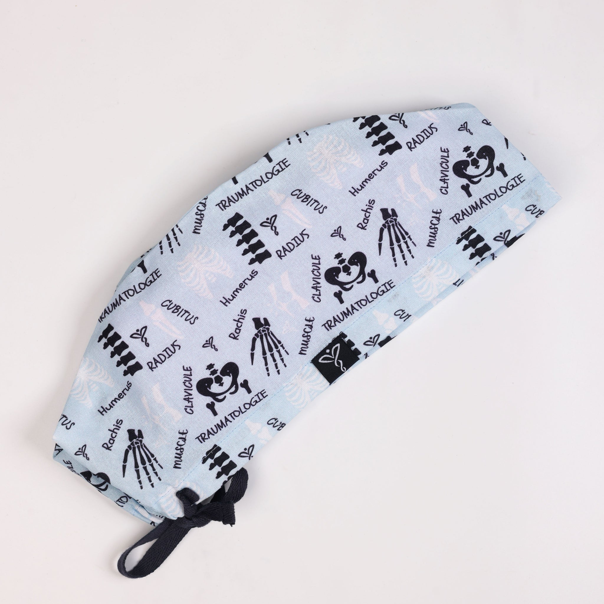 Calot Médical Unisexe –  Motif Traumato Bleu Glacier