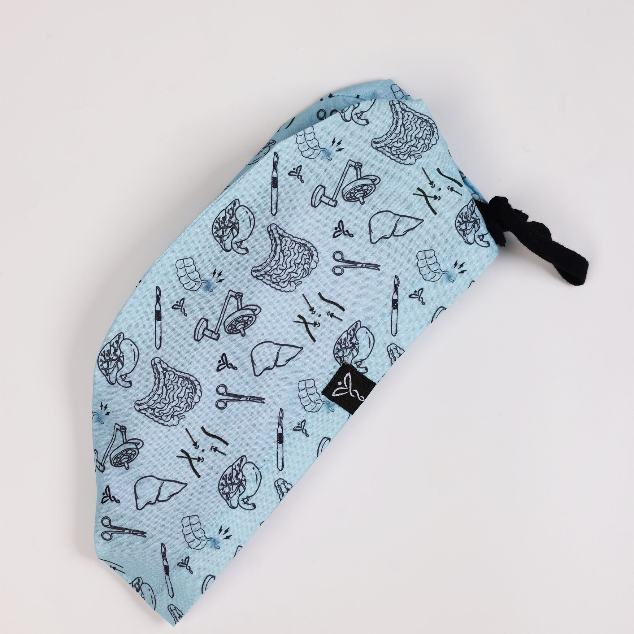 Calot Médical Unisexe – Motif Viscéral Bleu Ciel