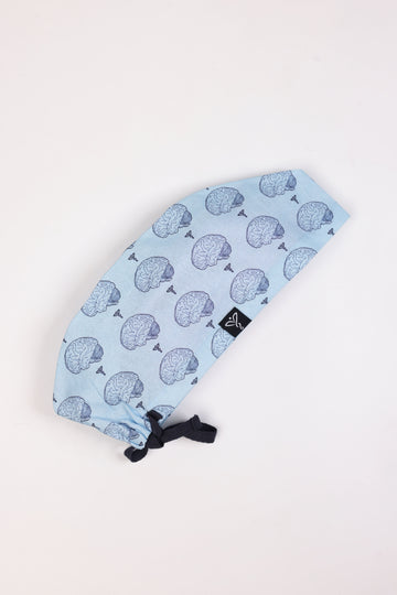 Calot Médical Unisexe –  Motif Brain Mood Bleu Ciel