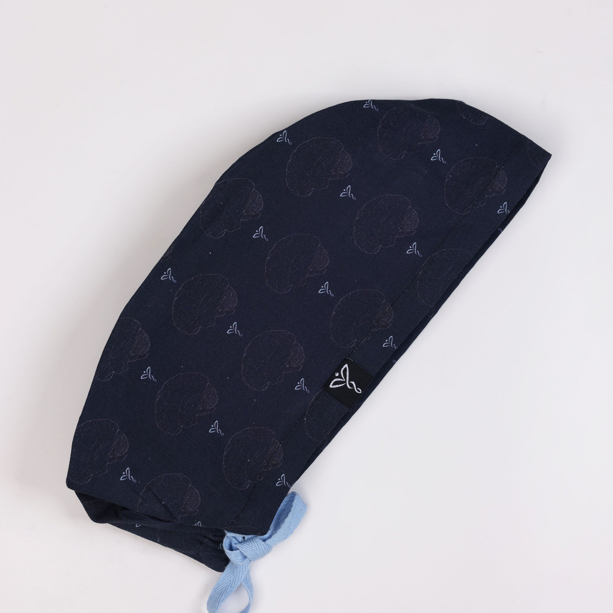 Calot Médical Unisexe –  Motif Brain Mood Indigo