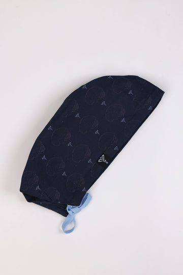 Calot Médical Unisexe –  Motif Brain Mood Indigo