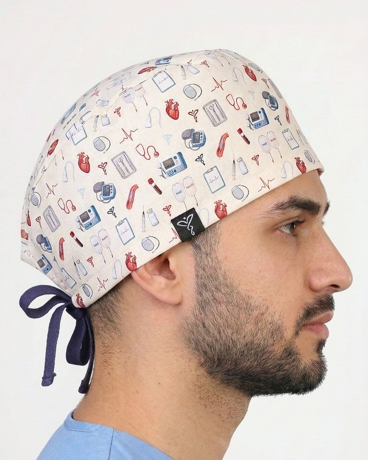 Calot Cardiologie – Cœurs & ECG | 100 % coton